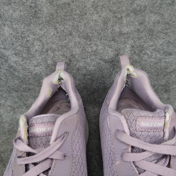 Skechers Shoes Women 9.5 Athletic Trainer Casual Sneaker Comfort Walk Run Purple - Picture 3 of 13